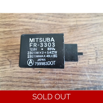 1983-93 Honda CB CBR CMX CX GL VT Signal Flasher Relay FR-3303 38301-MG9-672 38301-MG9-681